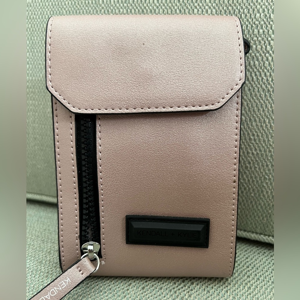 Kendall + Kylie Blush Mini Cellphone Crossbody Wallet Bag